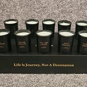 Baquler 10 Piece Inspirational Scented Candles.